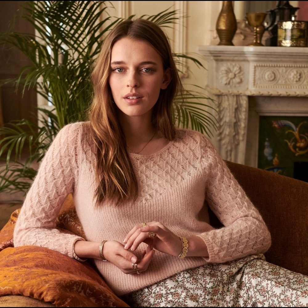 Sezane Hortense Jumper Sweater SZ L